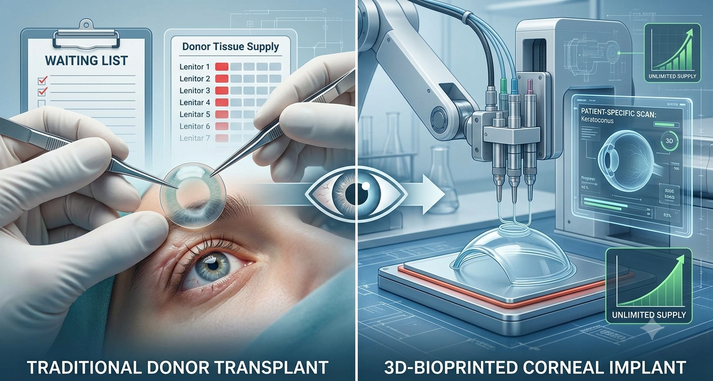 3D Bioprinted Cornea Transplants